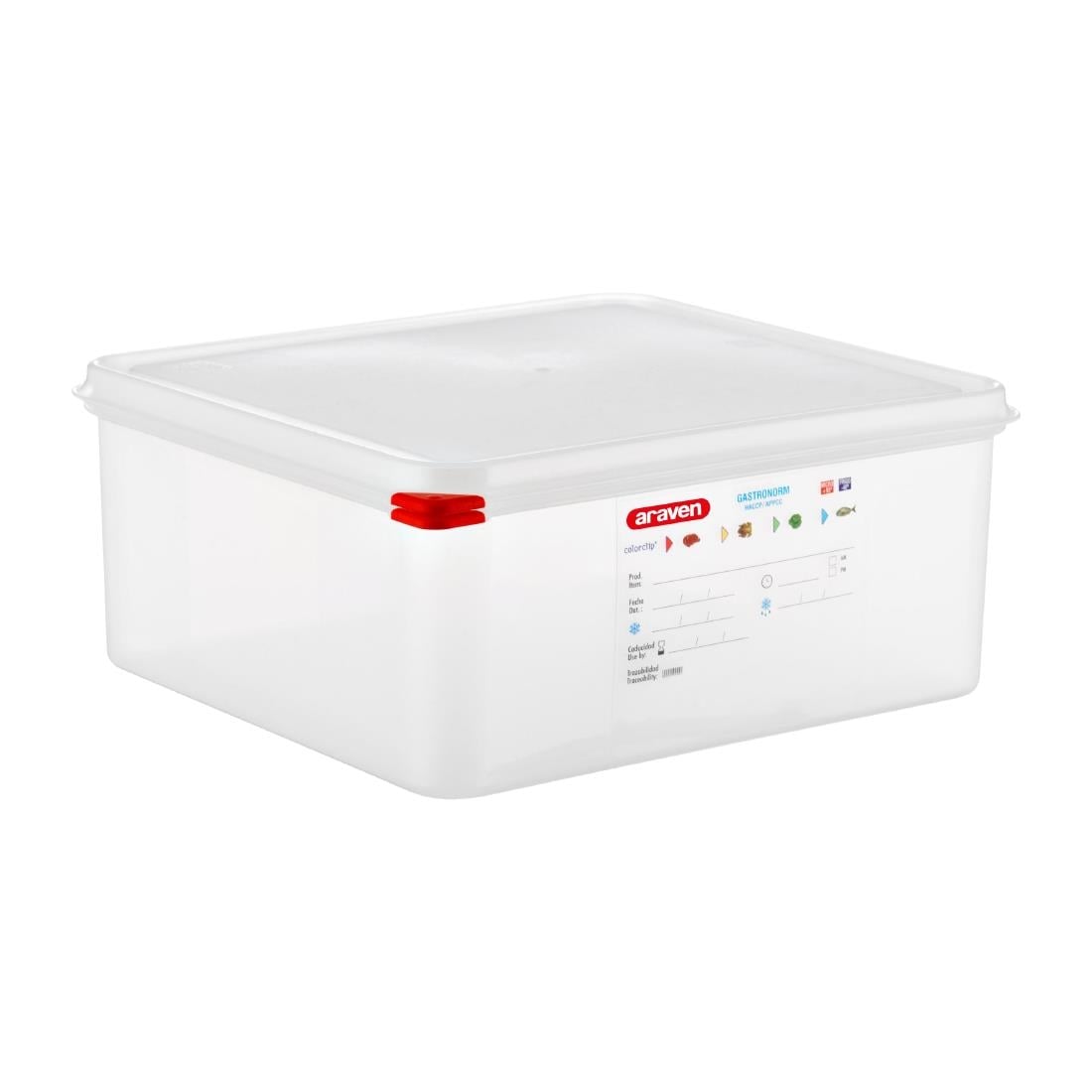 Boîtes alimentaires en polypropylène GN 2/3 Araven 13