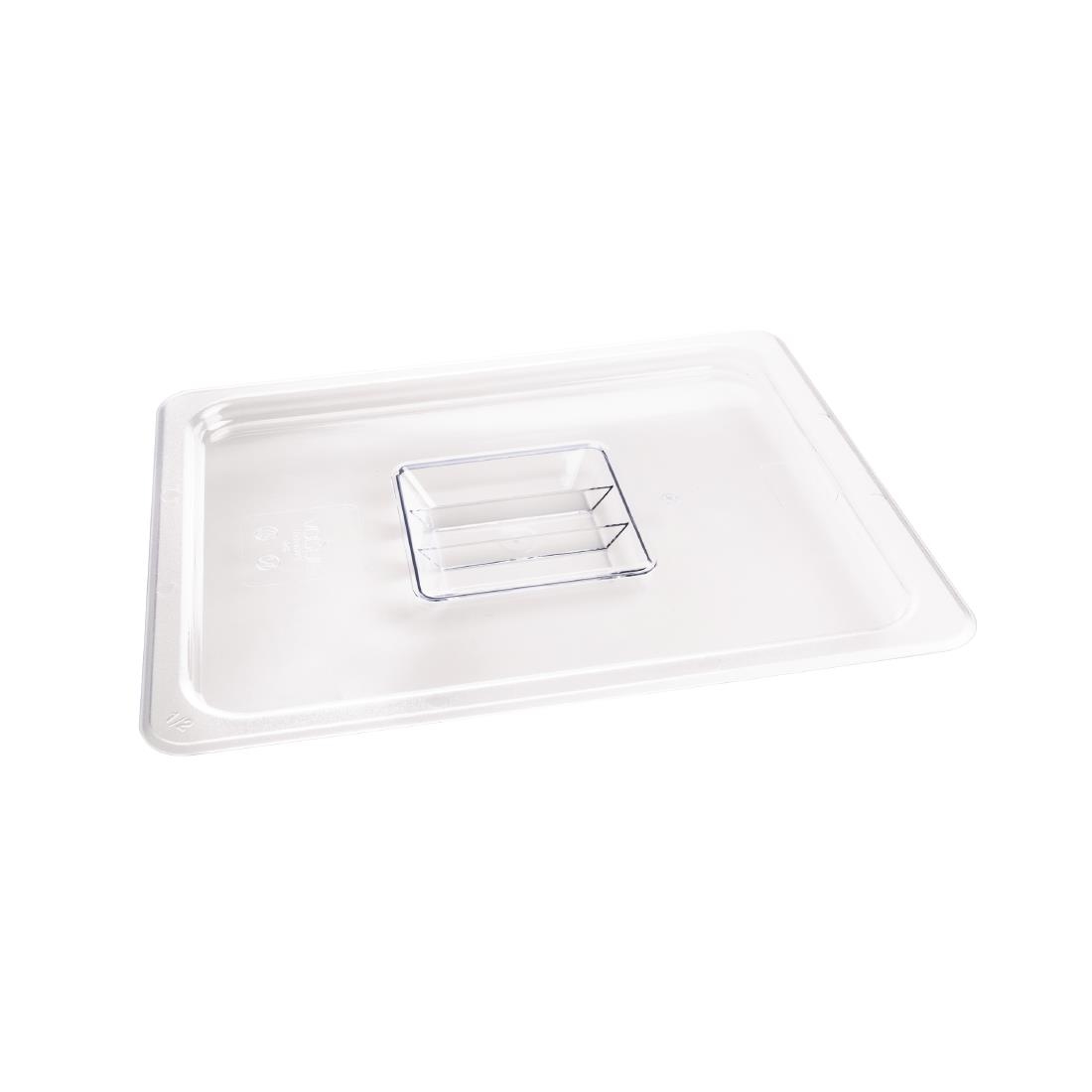Vogue Polycarbonaat 1/2 Gastronorm deksel transparant
