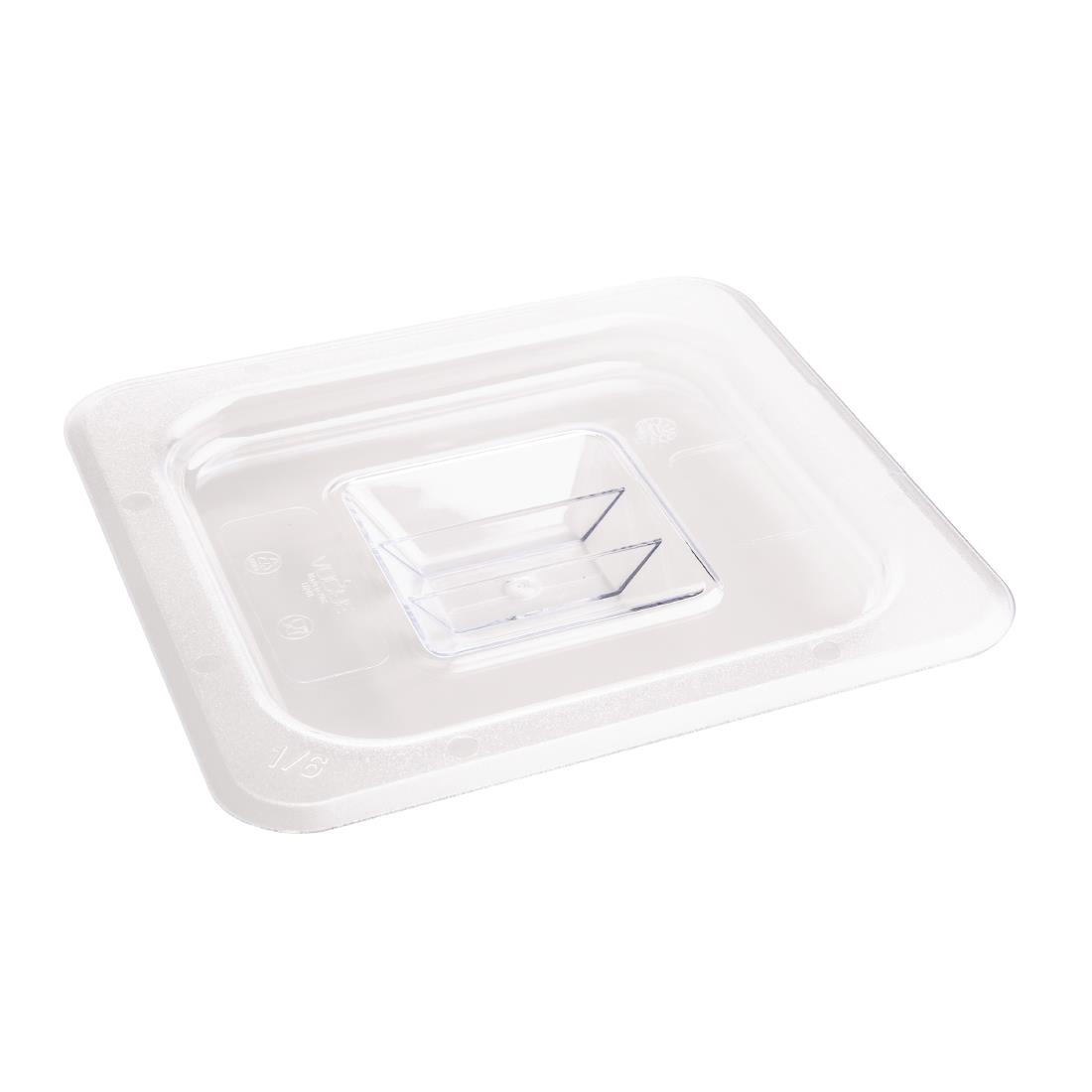Vogue Polycarbonaat 1/6 Gastronorm deksel transparant