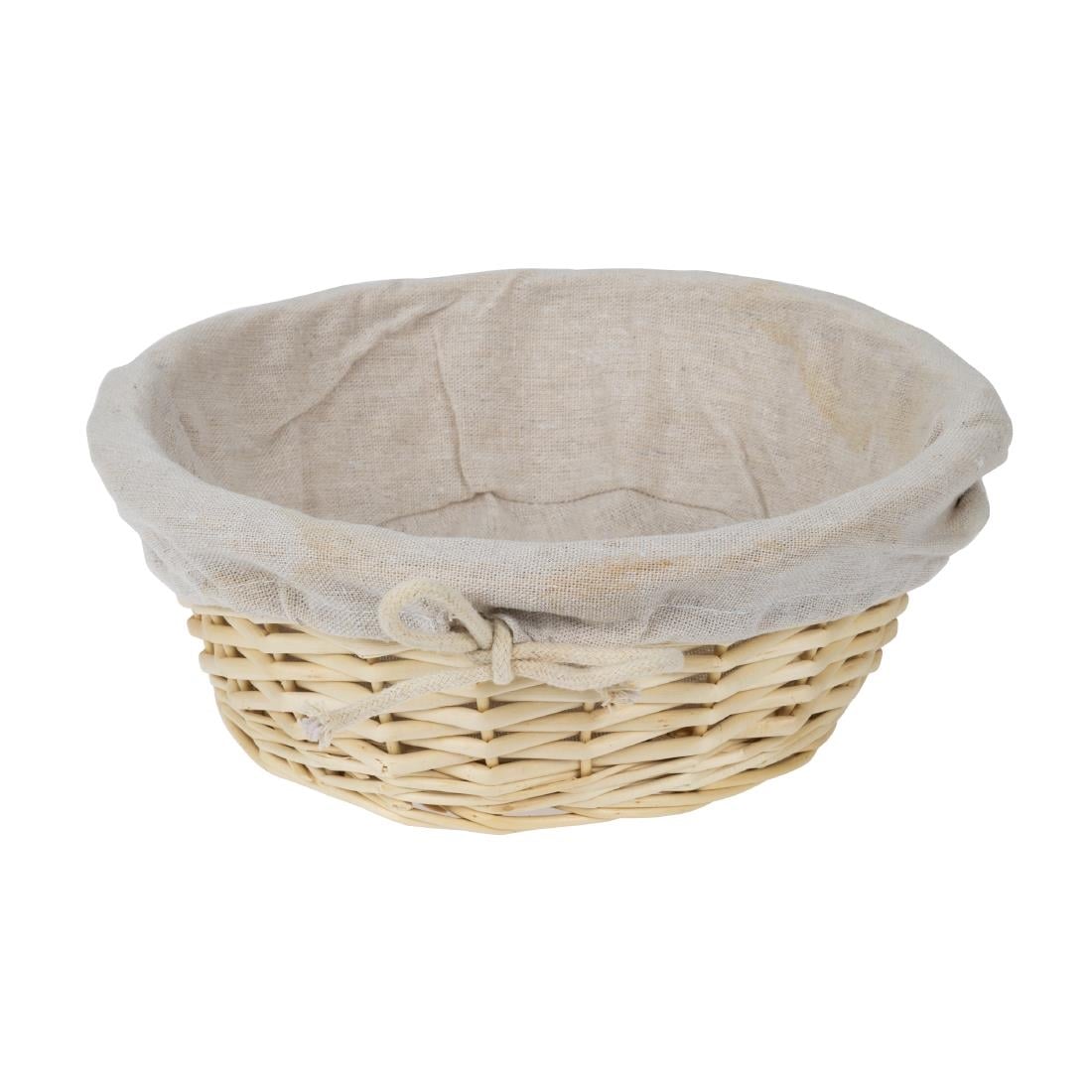 Panier en osier Olympia rond