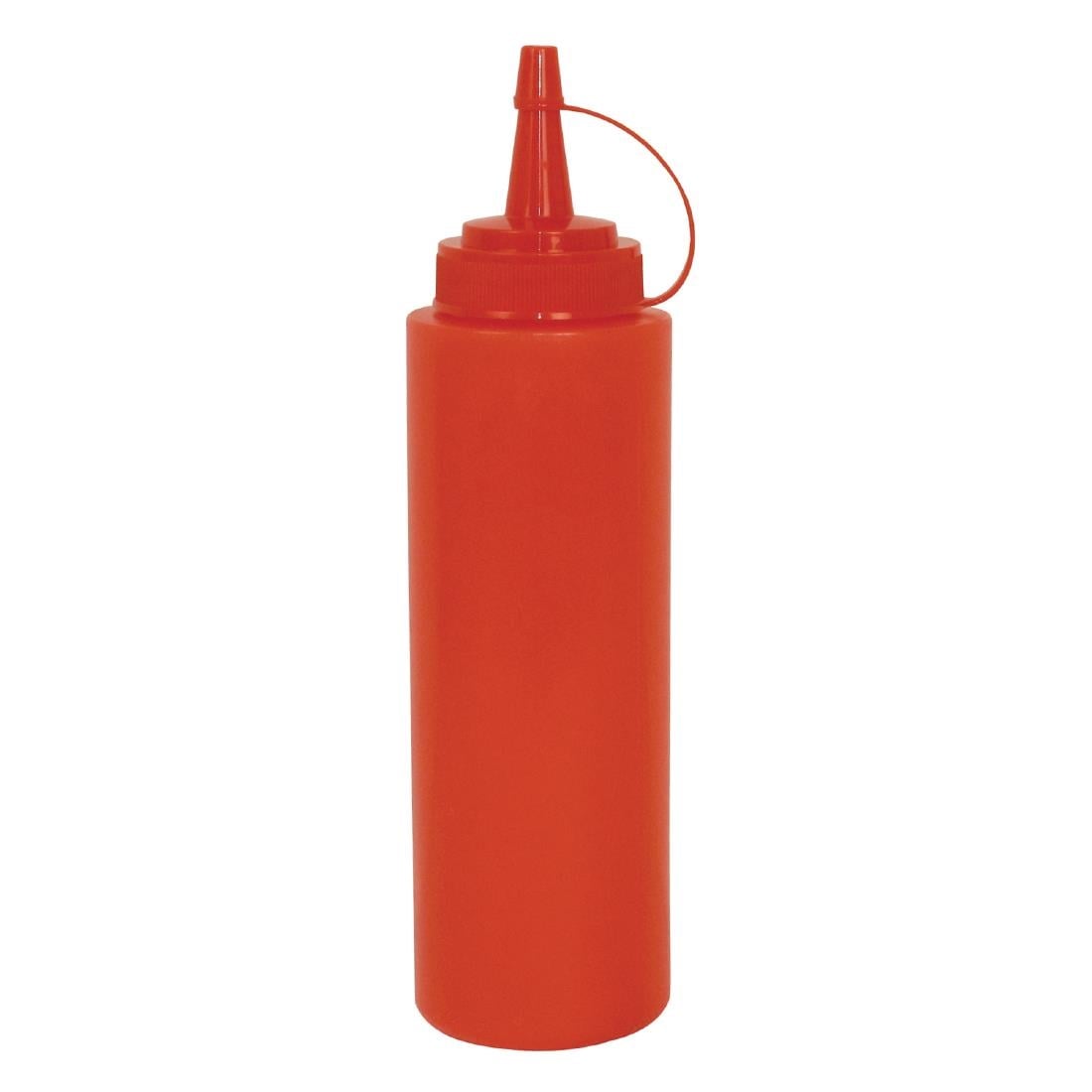 Vogue rode knijpfles voor saus 340ml