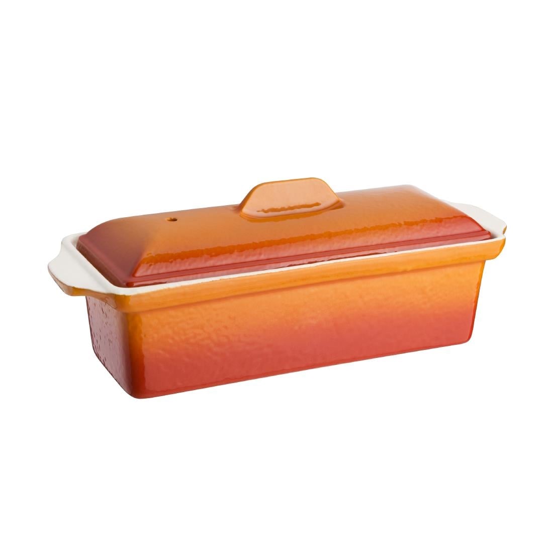 Terrine en fonte Vogue orange 1