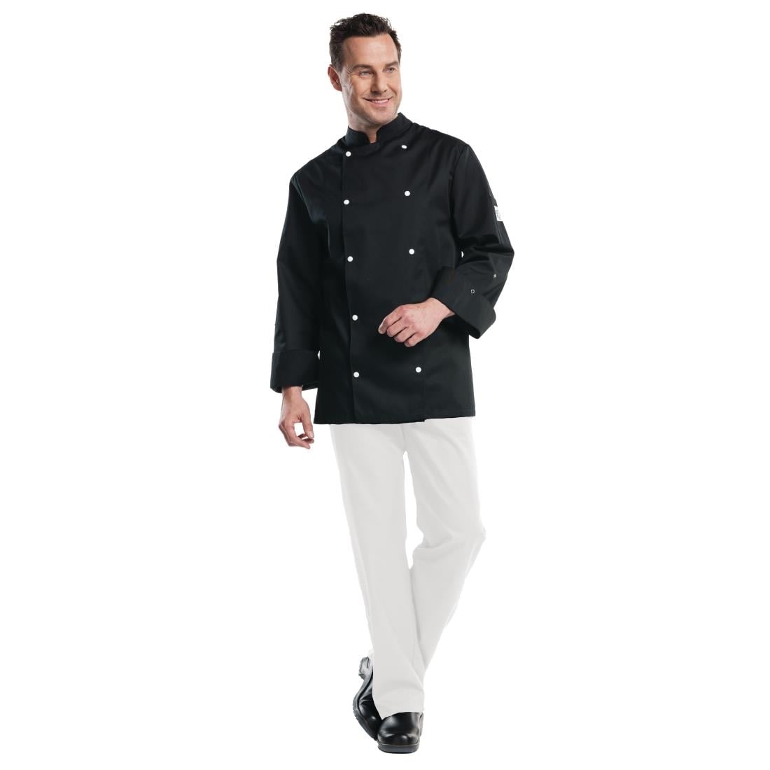 Veste de cuisine mixte Chaud Devant Firenze noire L
