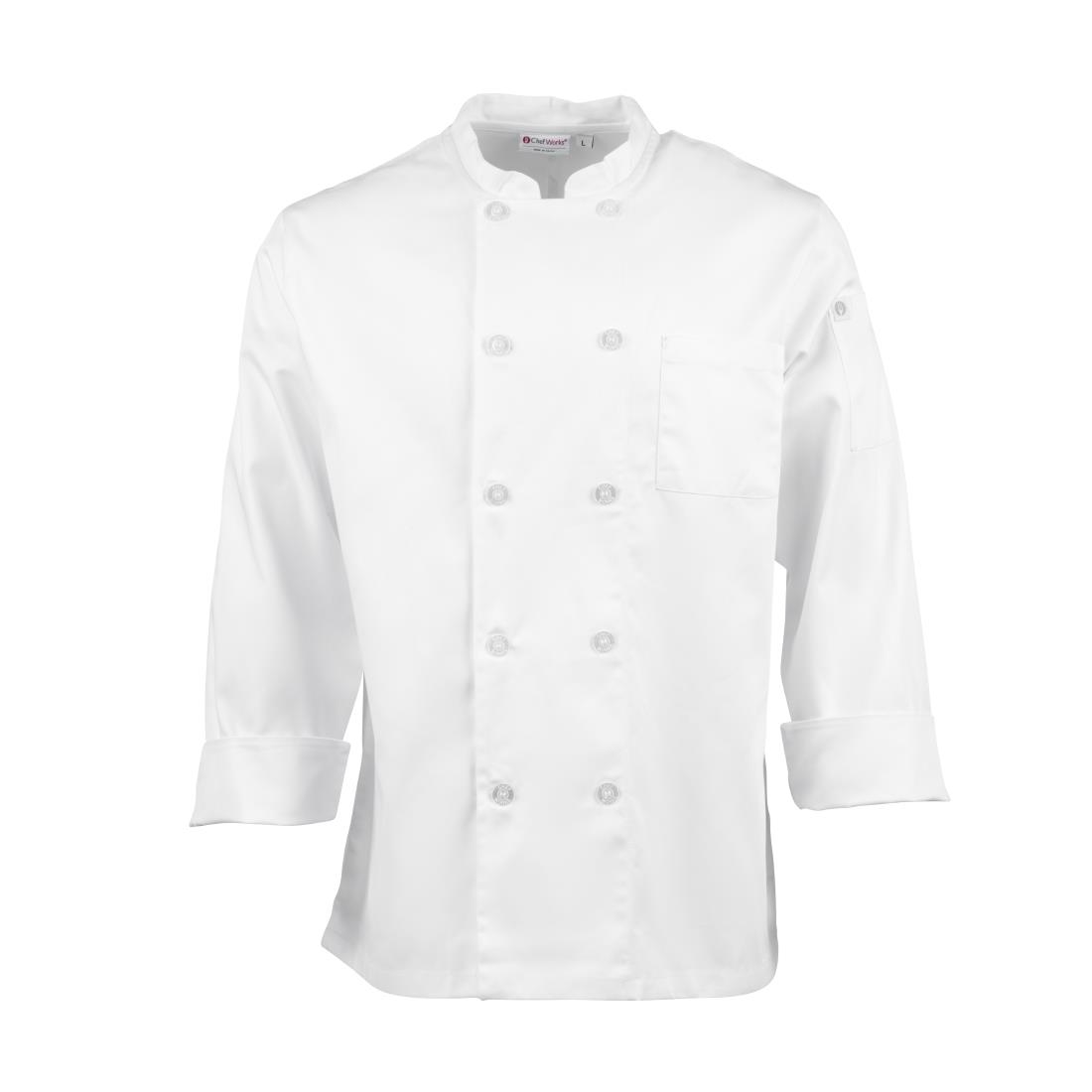 Chef Works Le Mans unisex koksbuis wit
