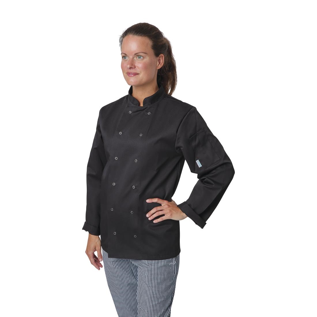 Whites Vegas unisex koksbuis lange mouw zwart