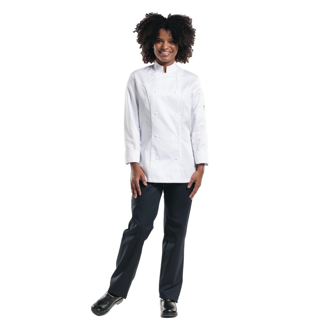 Pantalon de cuisine stretch femme Chaud Devant Skinny noir XS