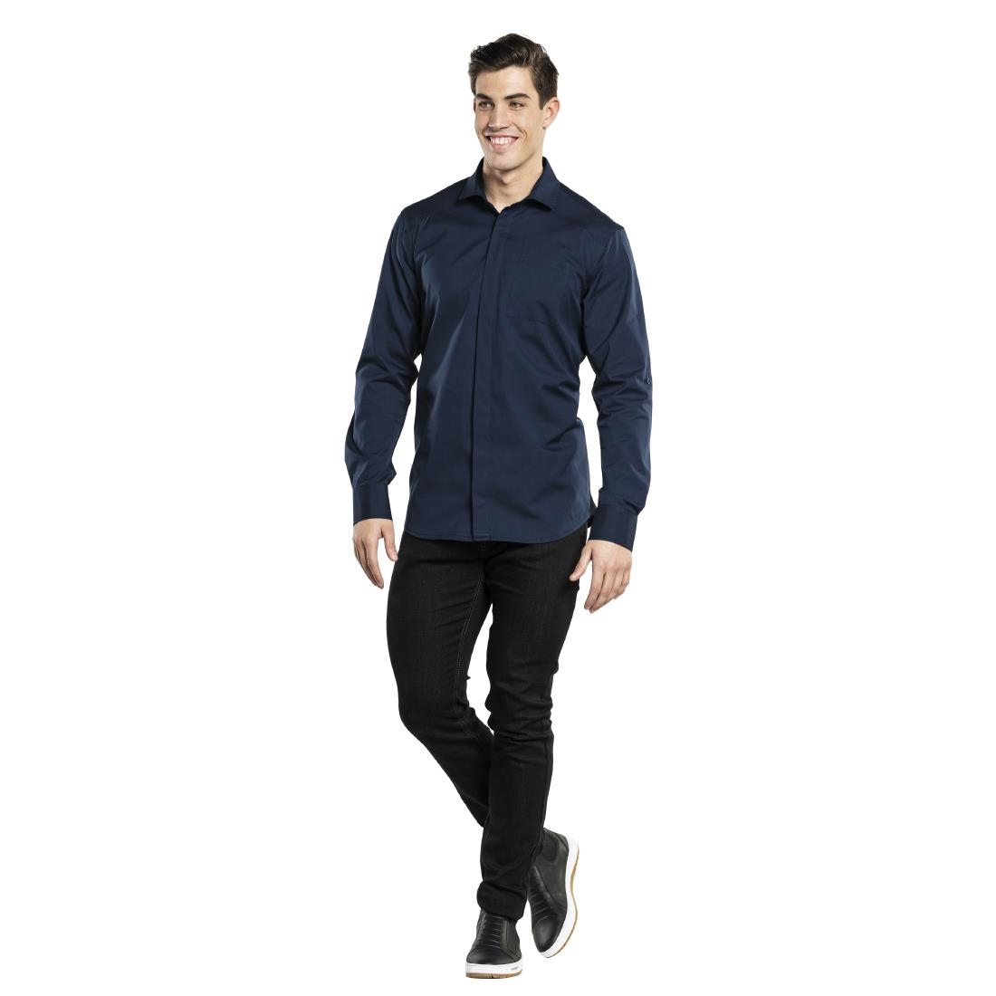 Chemise homme UFX Chaud Devant marine XS
