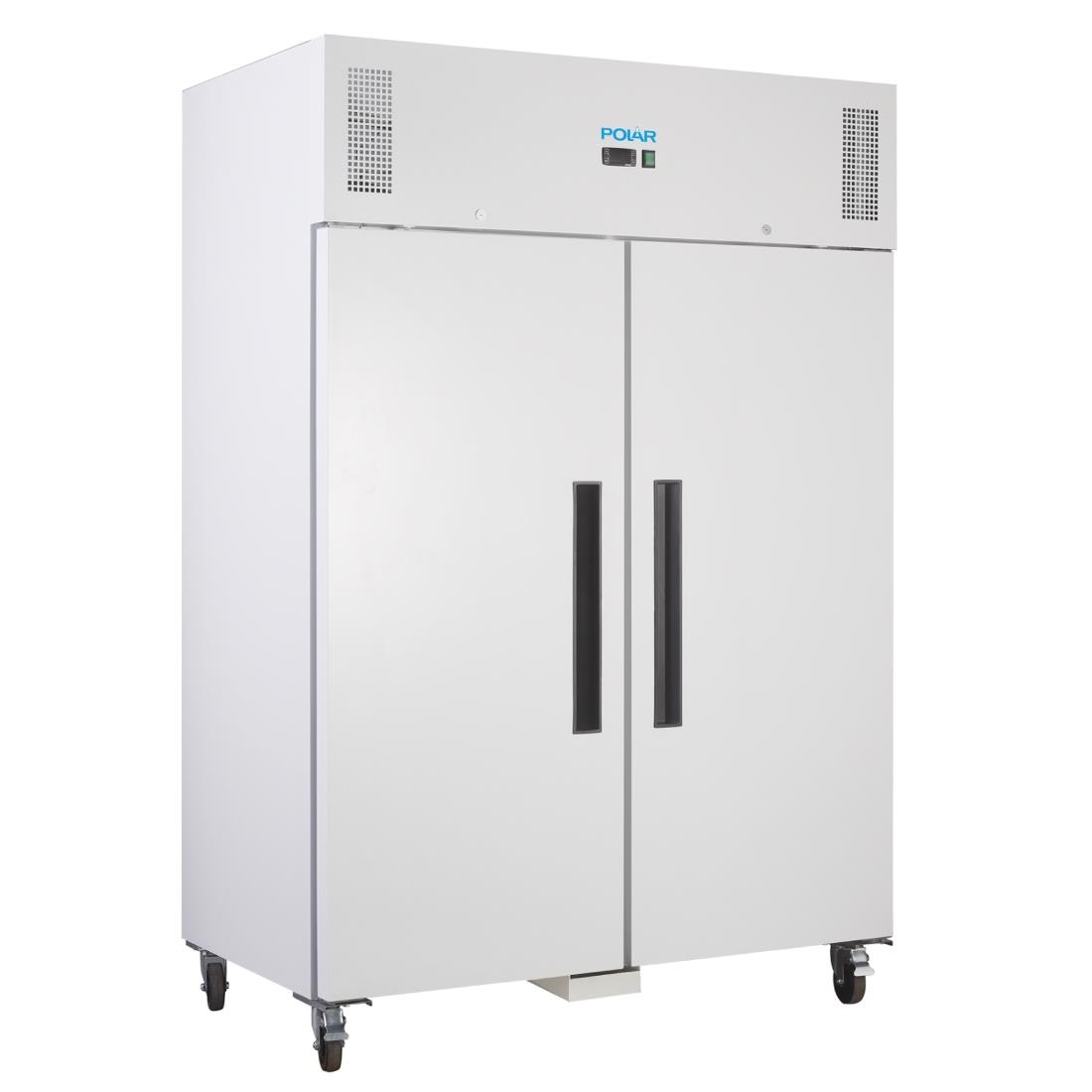 Armoire réfrigérée positive GN double porte blanche Polar Série G 1200L