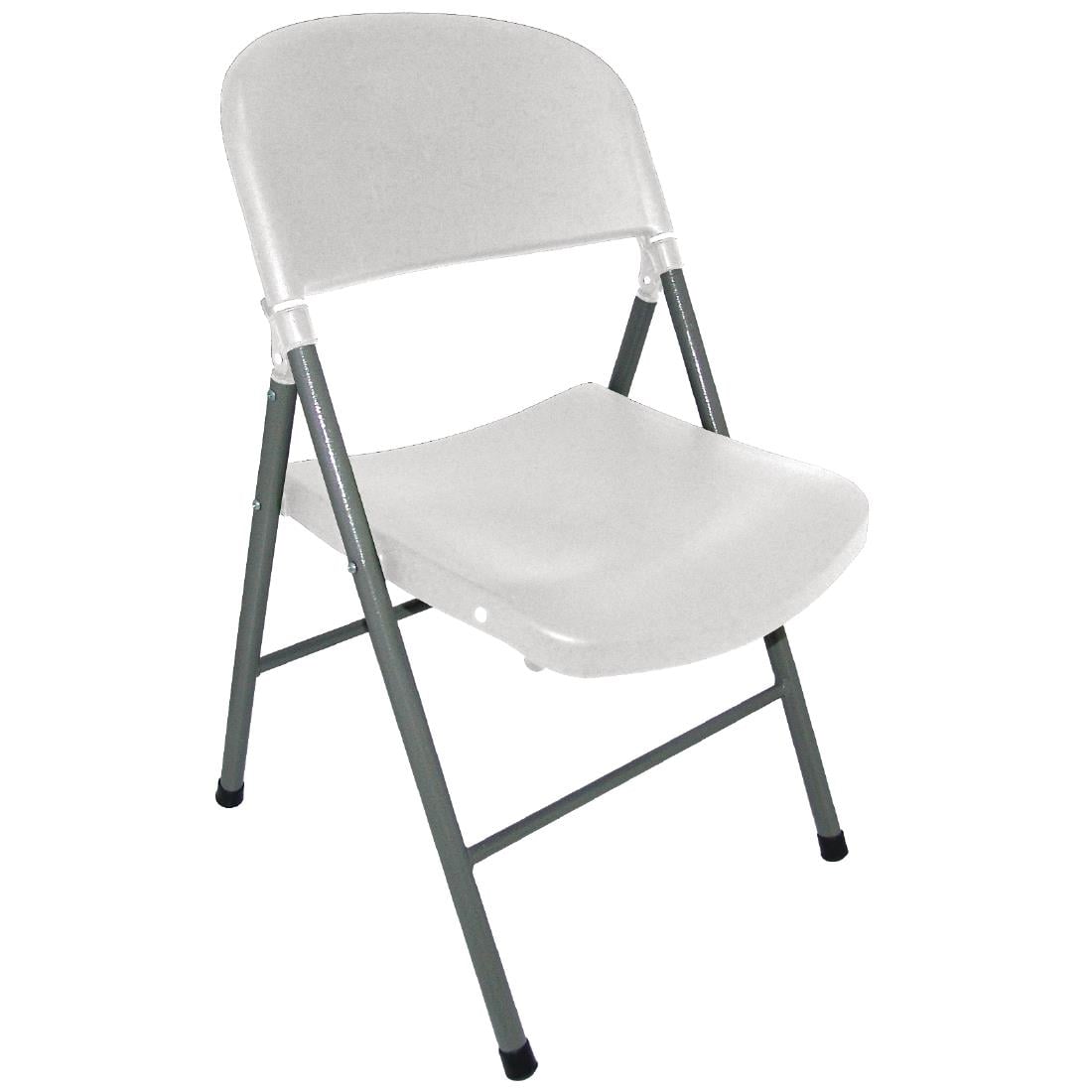 Chaises pliantes Bolero blanches (lot de 2)