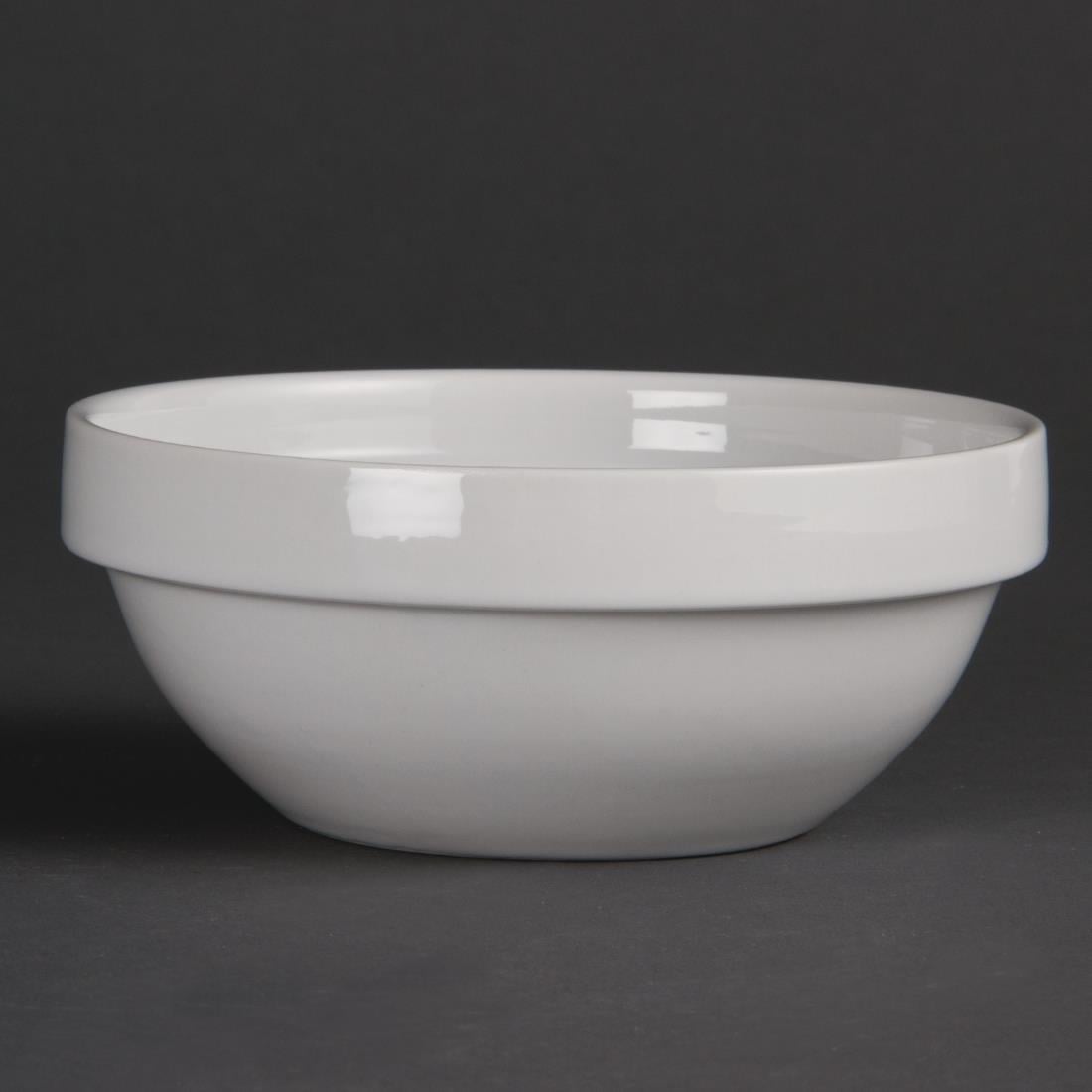 Bols empilables Olympia Whiteware 130mm (lot de 12)