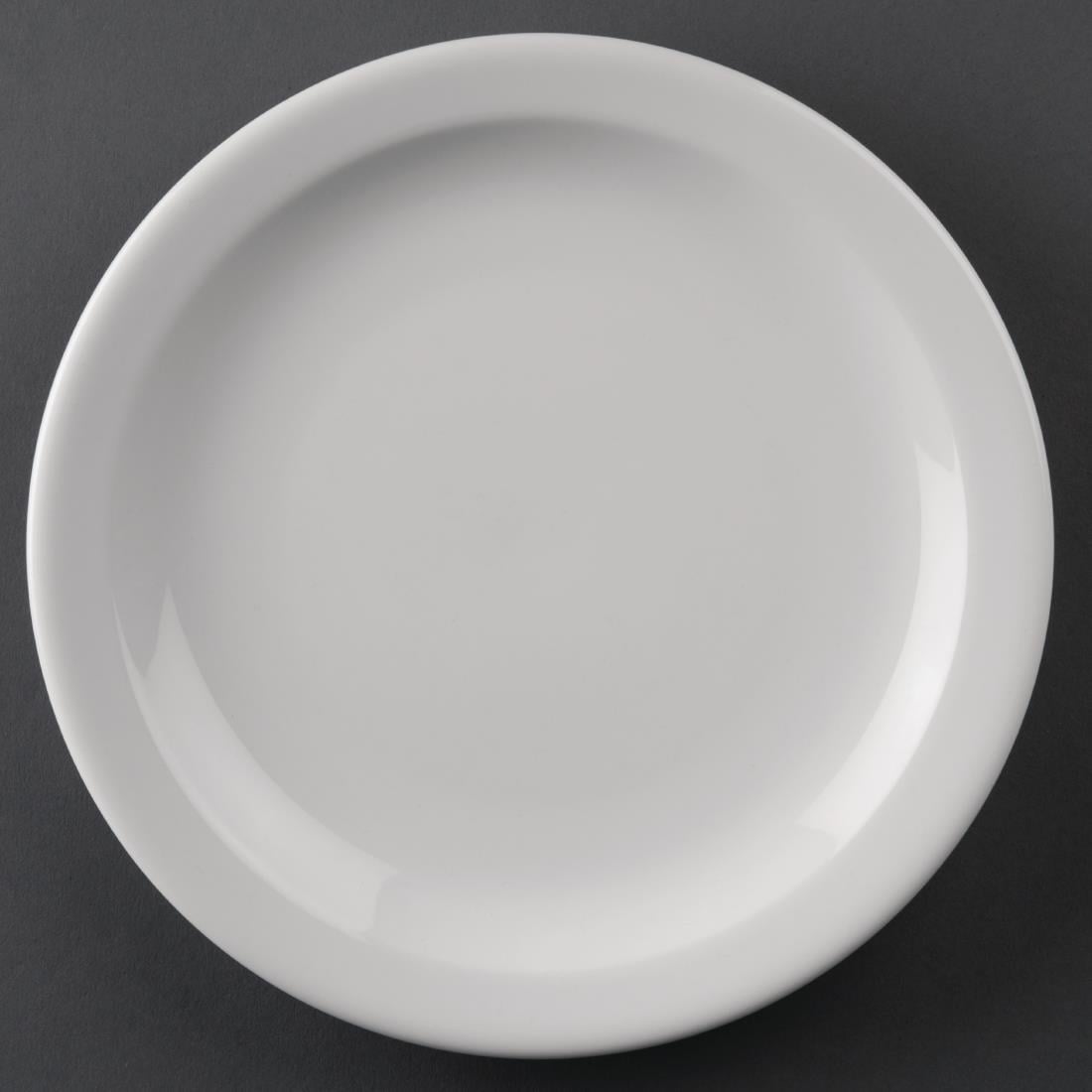 Assiettes à bord étroit Olympia Athena 205mm (lot de 12)