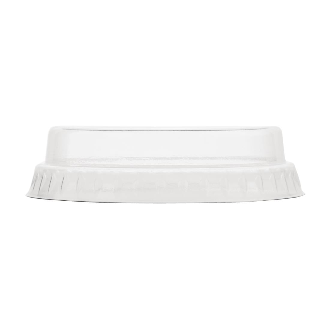 Couvercles plats pleins compostables en PLA Vegware 20 cl (lot de 1000)