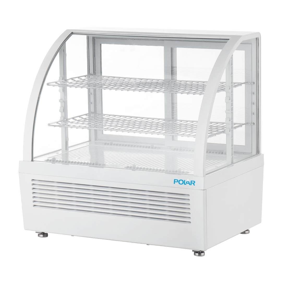 Vitrine réfrigérée de comptoir Polar série C blanche 100L