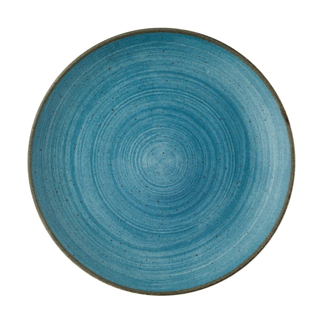 Assiettes rondes Churchill Stonecast Raw Evolve Teal 260mm (lot de 12)