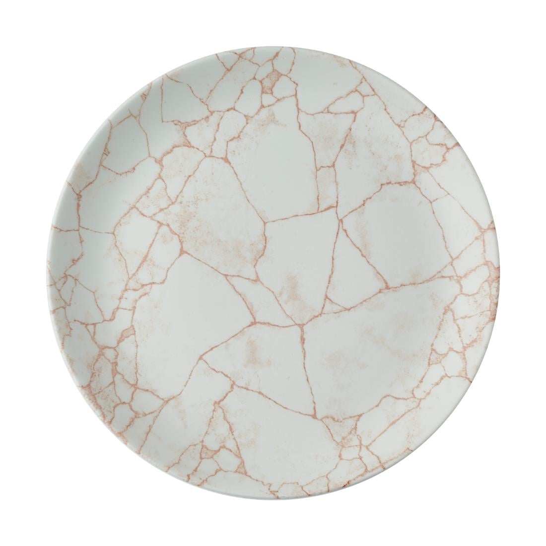 Assiettes rondes Churchill Studio Prints Kintsugi Evolve Coral 285mm (lot de 12)