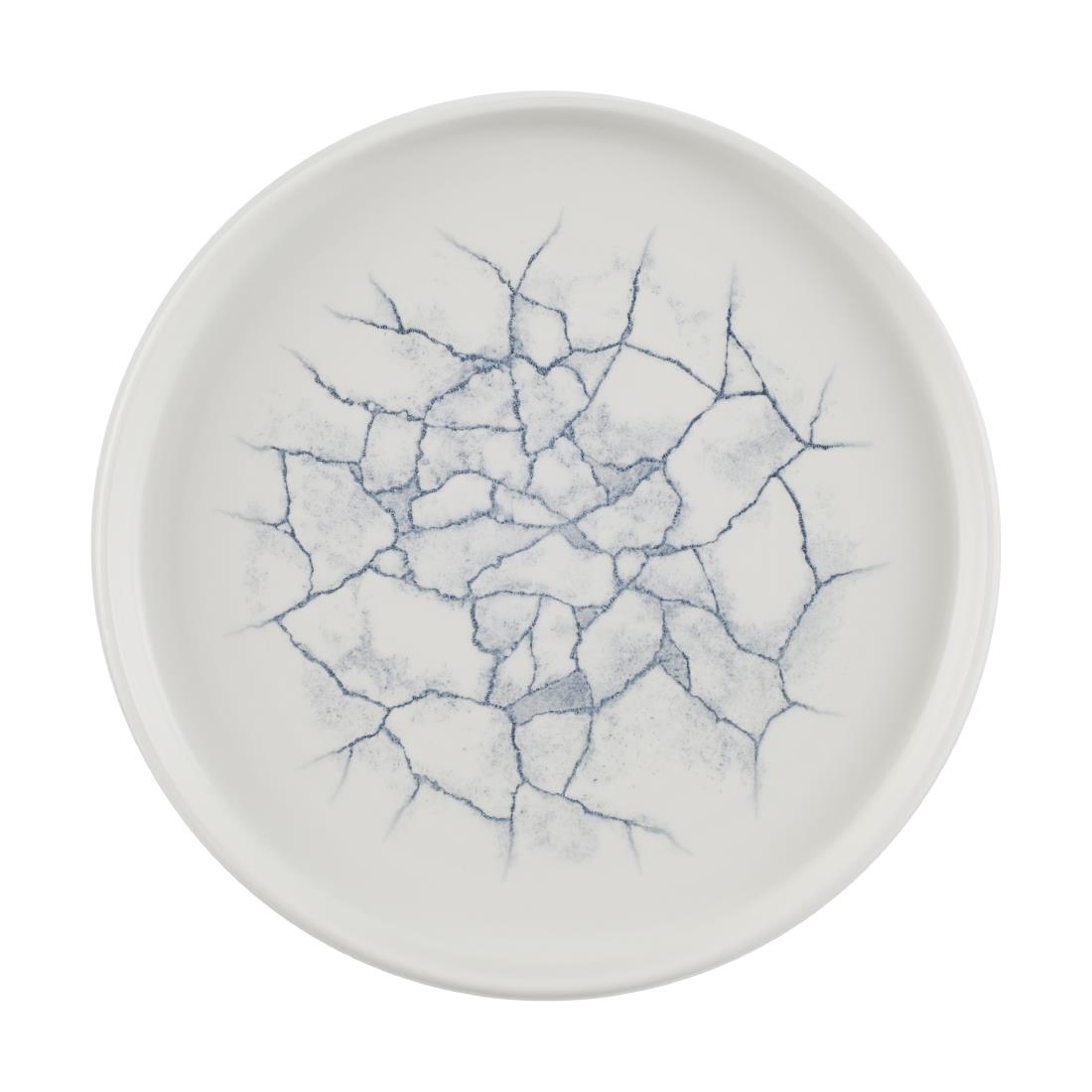 Churchill Studio Prints Kintsugi Pearl Grey Bord met Opstaande Rand 22cm (6 stuks)