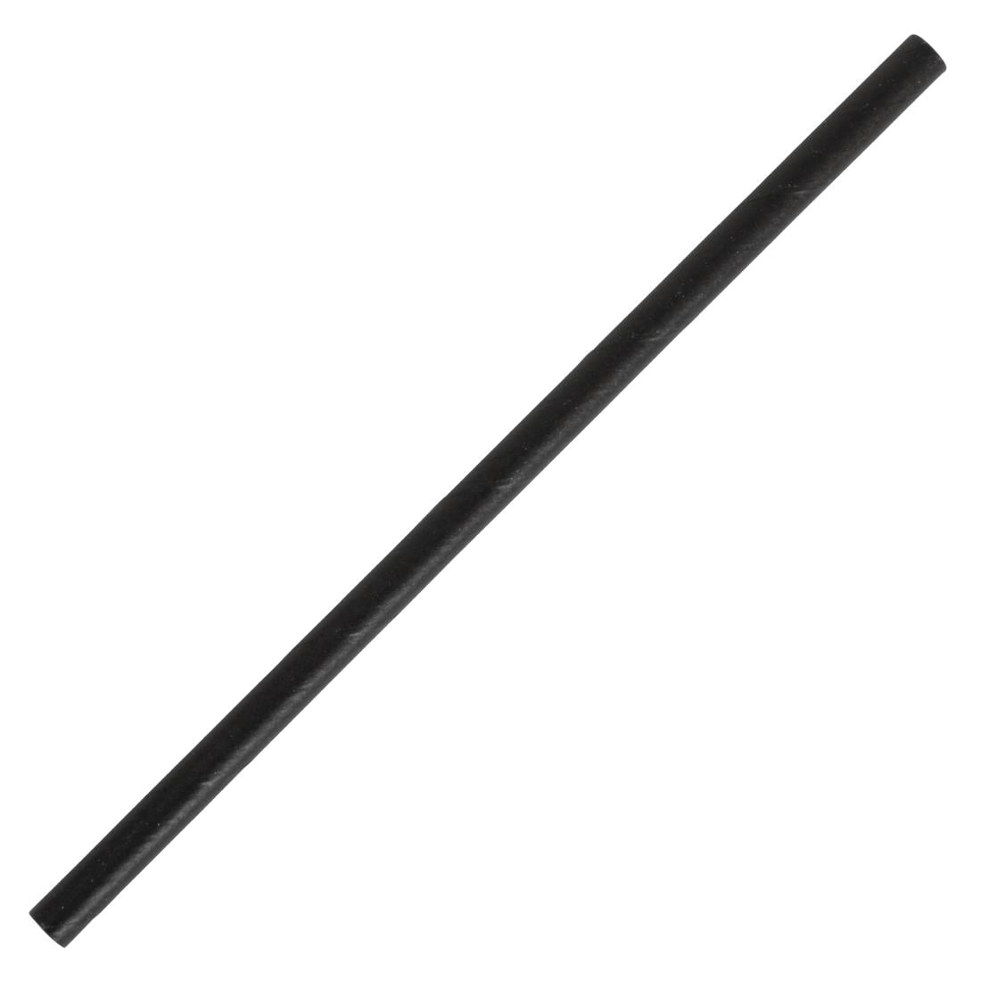 Pailles agitateurs en papier Fiesta Compostable noires (lot de 250)