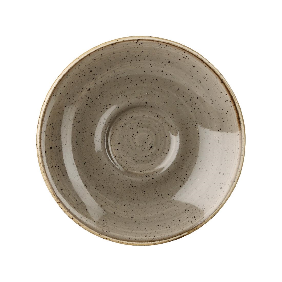 Churchill Stonecast Grey Espresso Schotel 11.8cm (12 stuks)