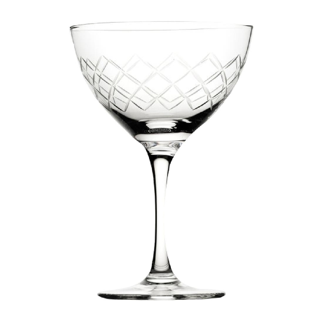 Utopia Raffles Diamond Martiniglazen 190ml (6 stuks)