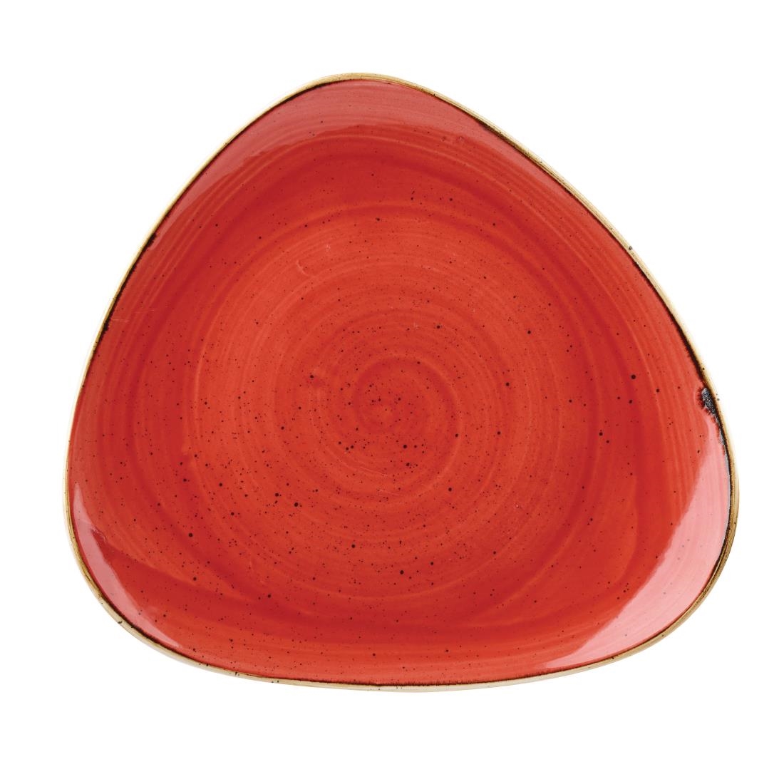 Churchill Stonecast Berry Red Lotus Bord