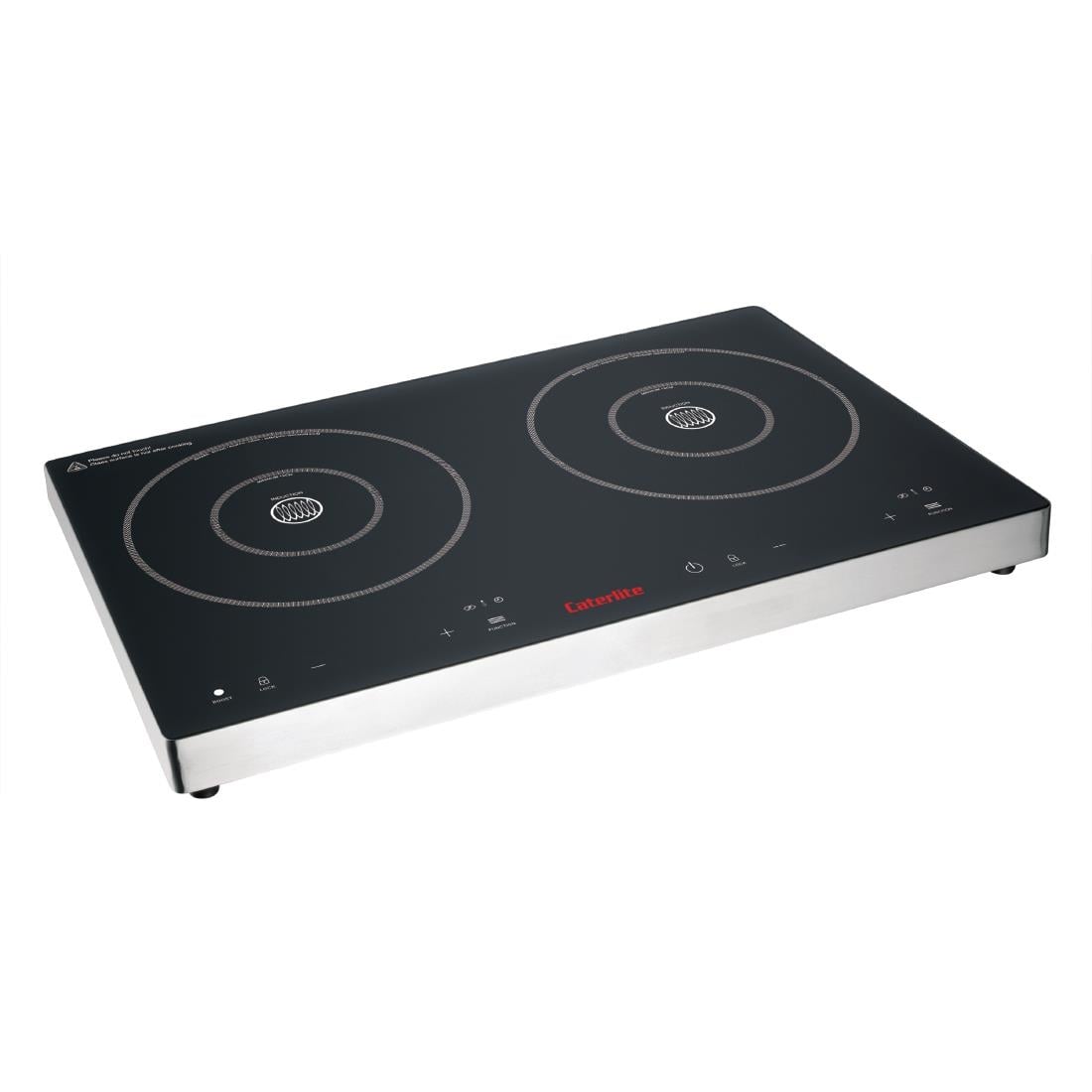 Double plaque de cuisson induction à commande tactile Caterlite 3 kW