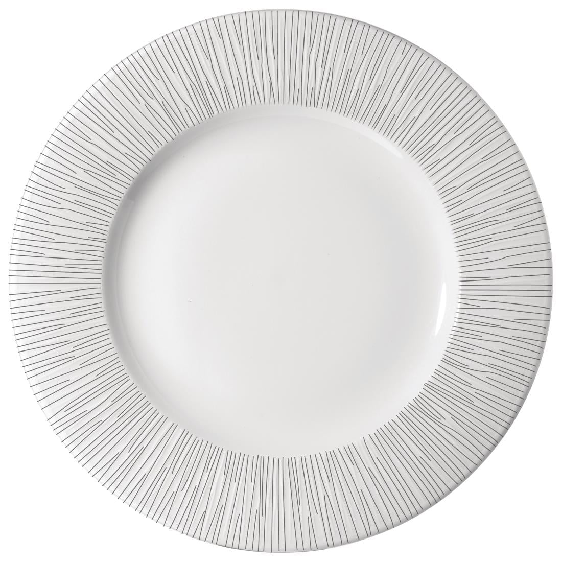 Assiettes à bord large Churchill Bamboo 304mm (lot de 12)