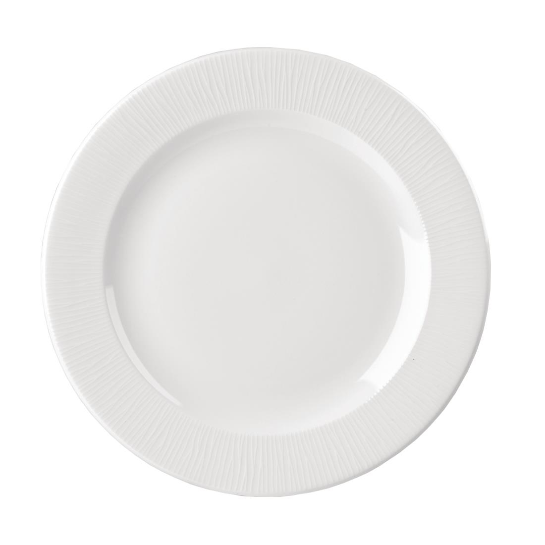 Assiettes à bord large Churchill Bamboo 280mm (Lot de 12)