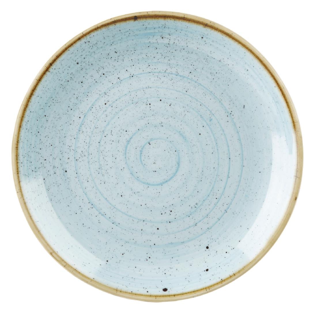 Assiettes rondes Churchill Stonecast Duck Egg Blue 200mm (Lot de 12)