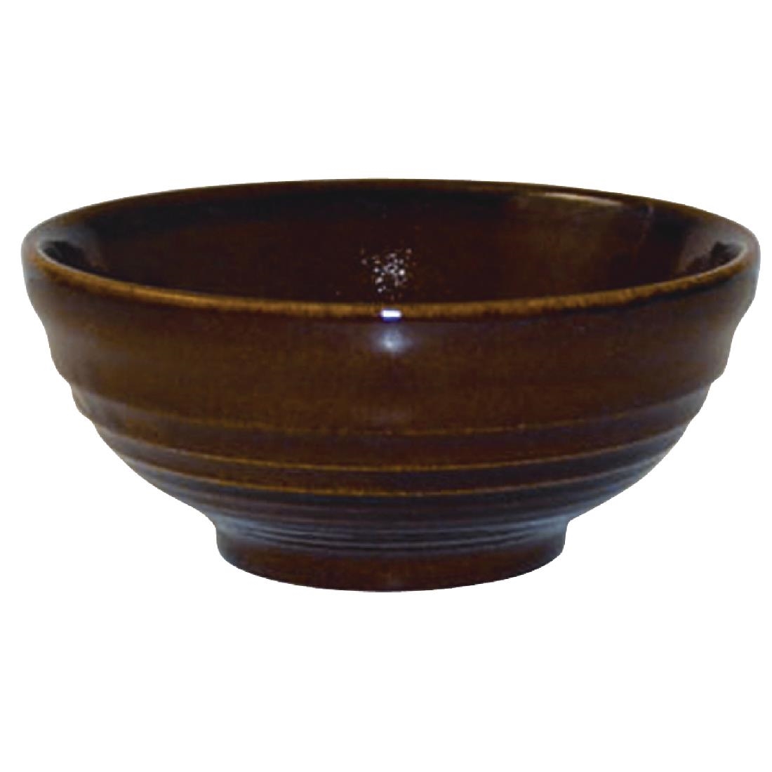 Bols à soupe Churchill Bit on the Side Brown 120mm (Lot de 12)