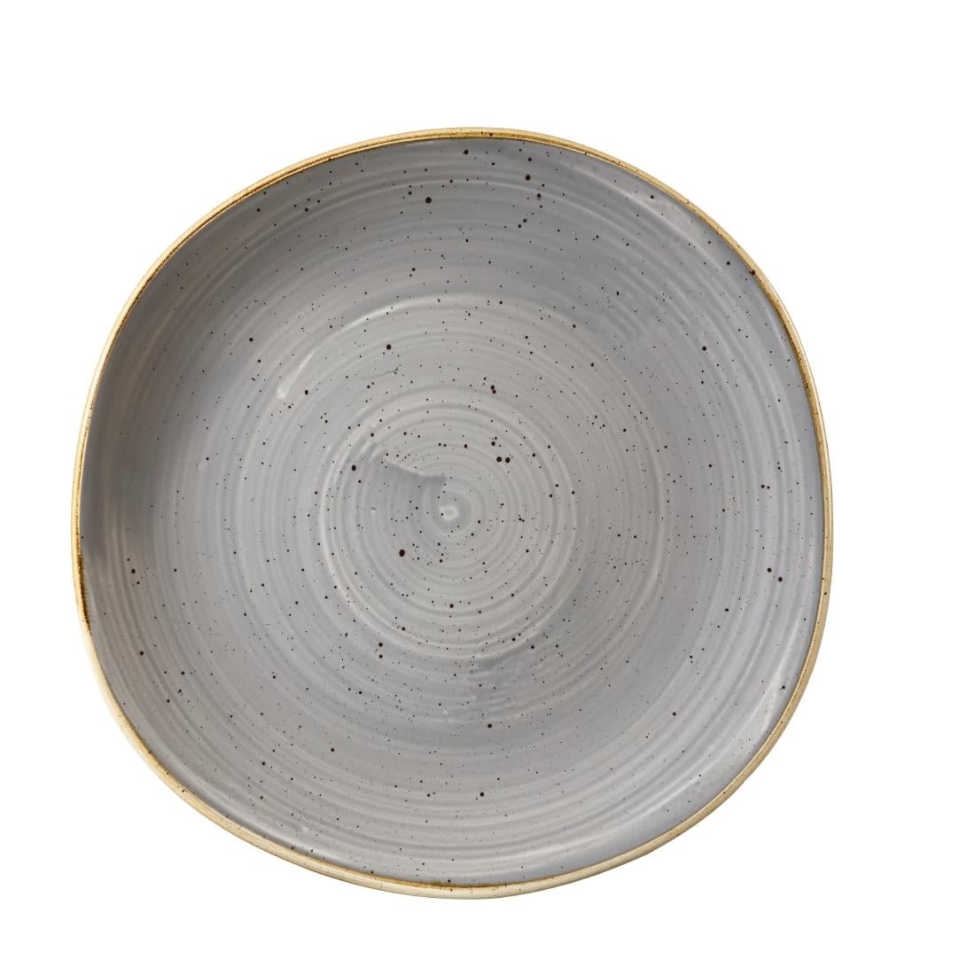 Assiettes rondes Churchill Stonecast Peppercorn grises 264mm (lot de 12)