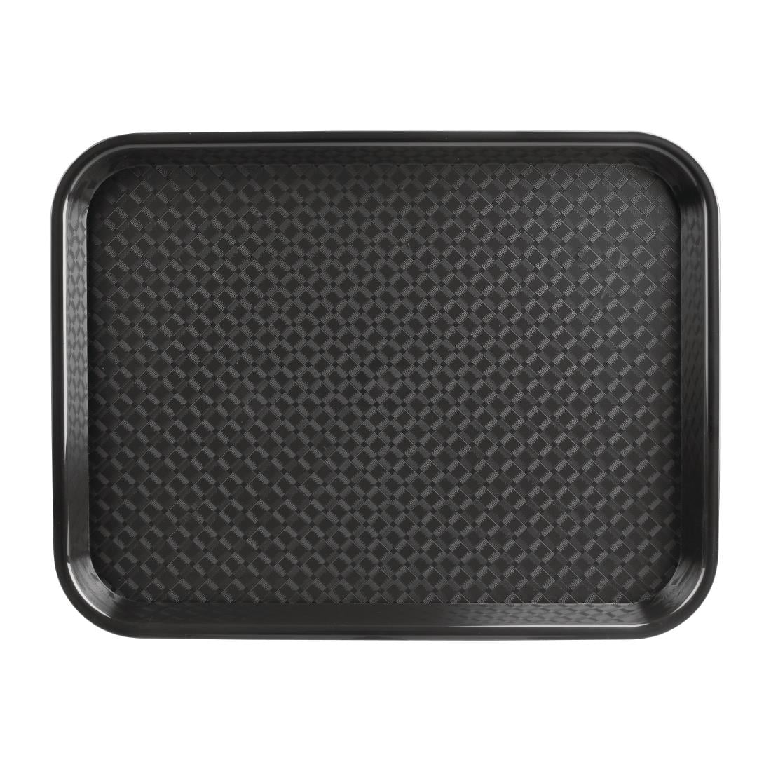 Plateau fast food en plastique Olympia Kristallon noir 275x353mm