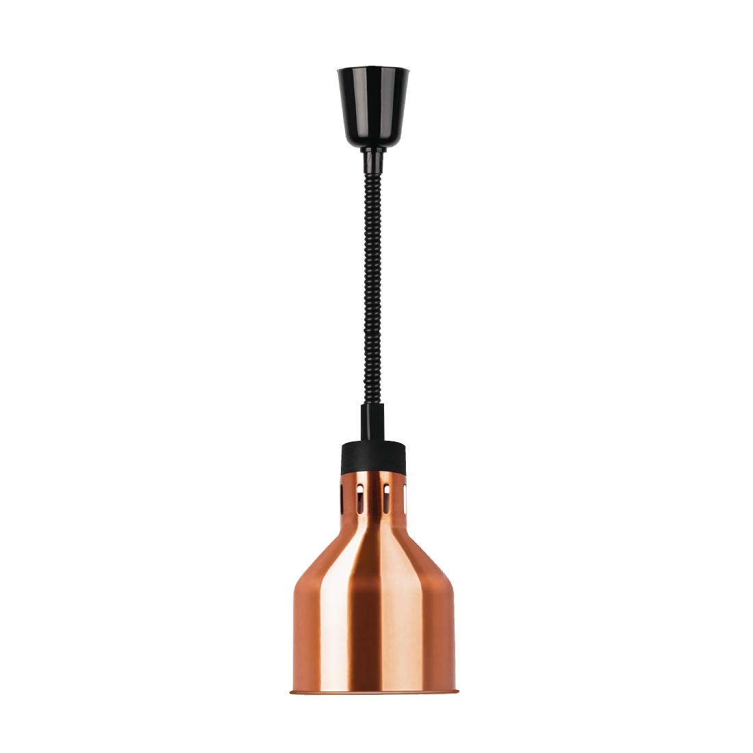 Lampe chauffante rétractable Buffalo finition cuivre