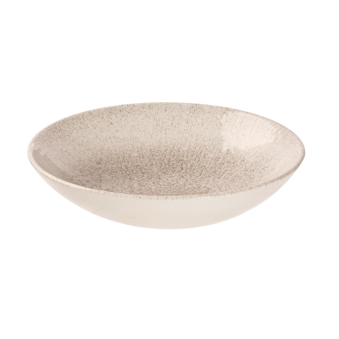 Assiettes coupes rondes Churchill Studio Prints Raku Agate Grey 182mm (Lot de 12)