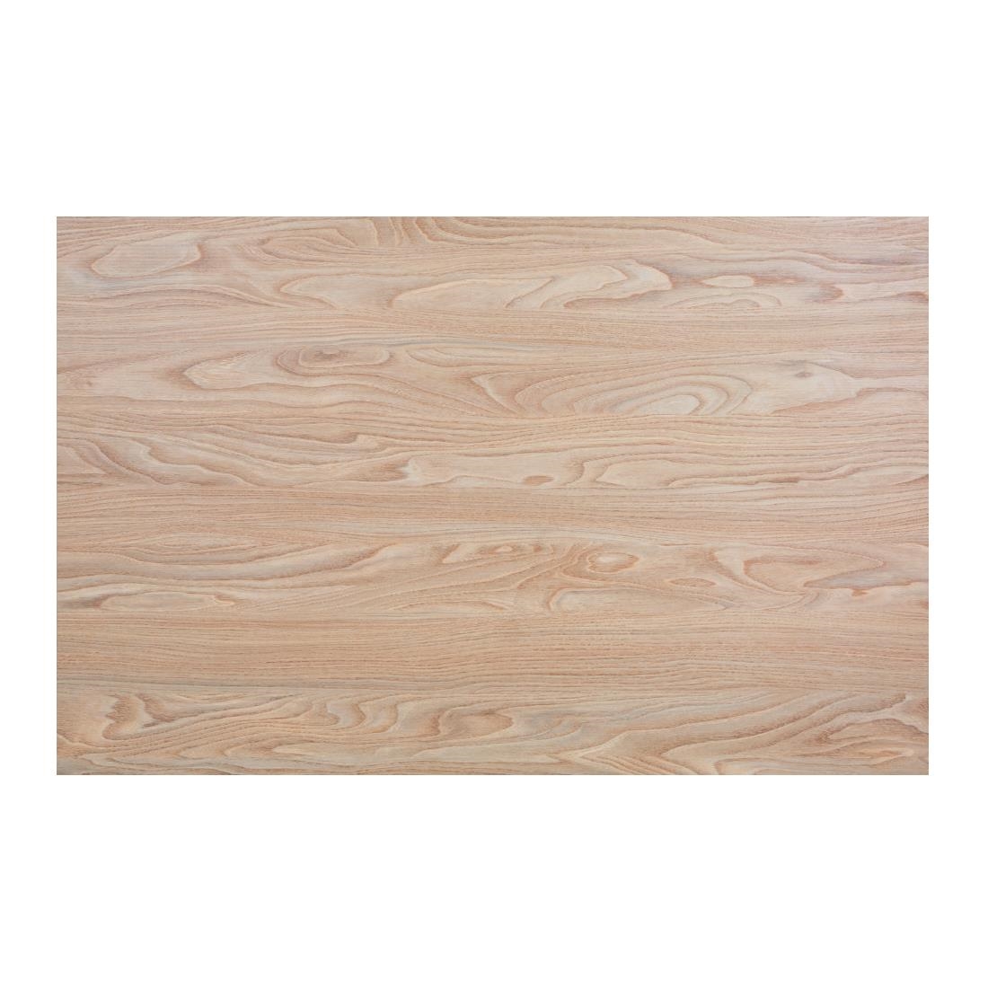 Plateau de table rectangulaire pré-percé Bolero naturel antique 700mm