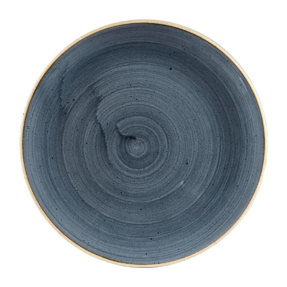 Assiettes coupes rondes Churchill Stonecast Blueberry 248mm (Lot de 12)