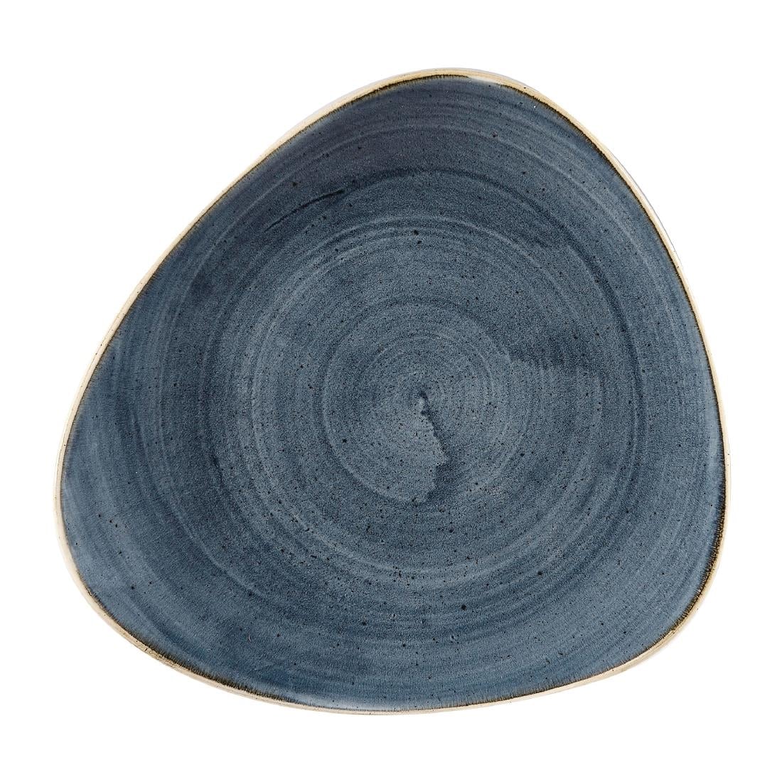 Assiettes triangulaires Churchill Stonecast Blueberry 229mm (Lot de 12)
