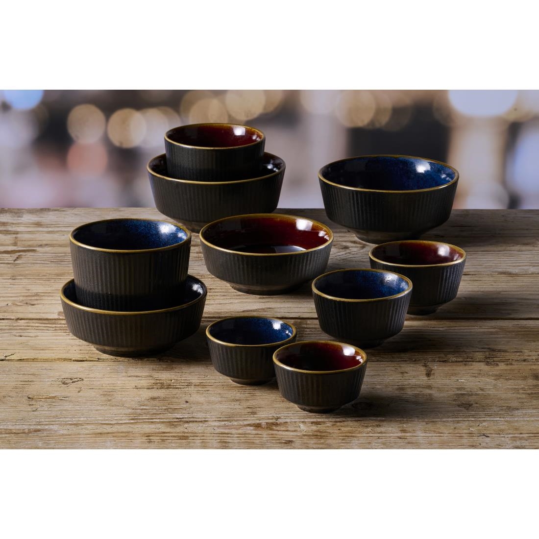 Churchill Tokyo Blue Kochi Ondiepe Kom 255ml (12 stuks)