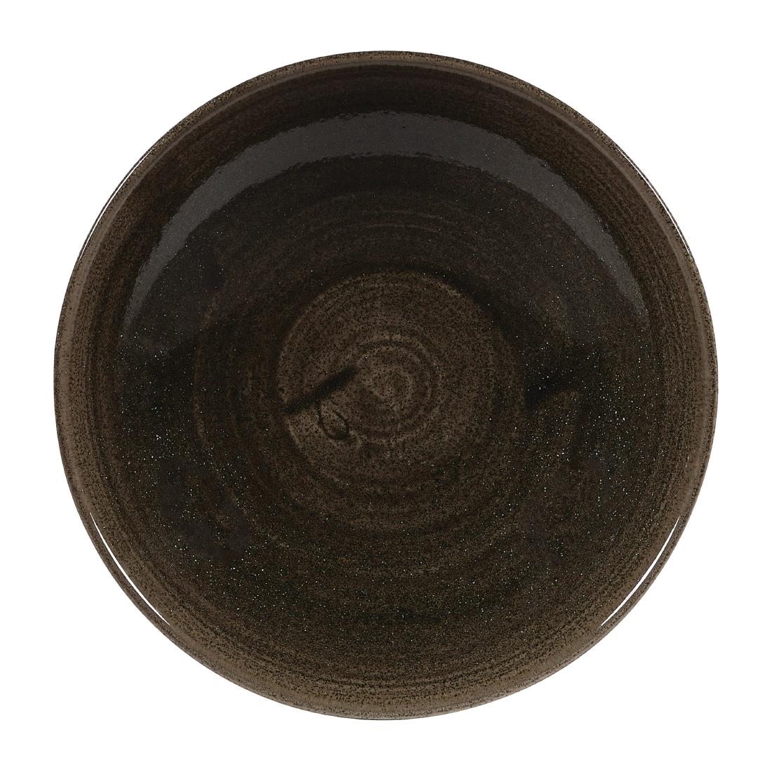 Churchill Stonecast Patina Evolve Iron Black Coupe Schalen 182mm (12 stuks)
