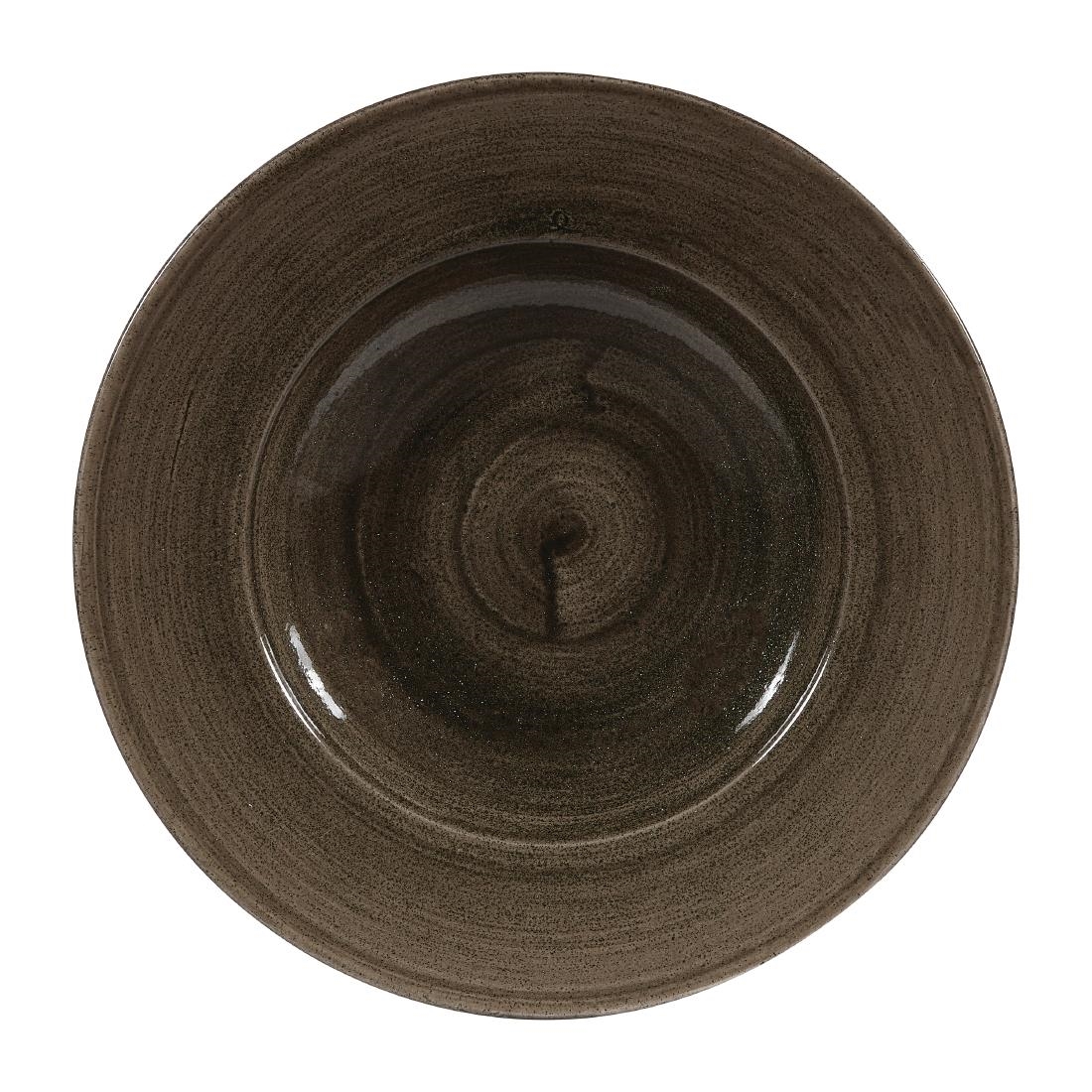 Churchill Stonecast Patina Iron Black Schalen 280mm (12 stuks)