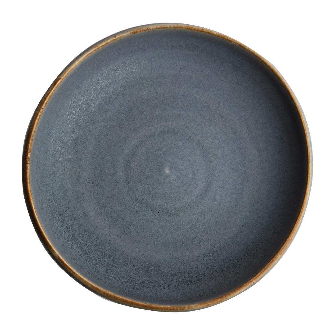 Olympia Canvas diepe coupe borden blauw graniet 23cm (6 stuks)