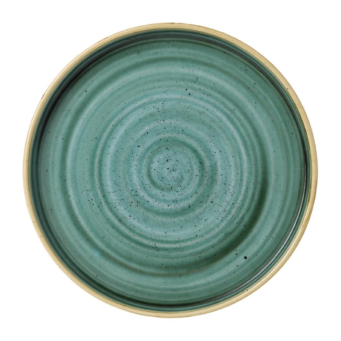 Churchill Stonecast Samphire Green Bord met Opstaande Rand