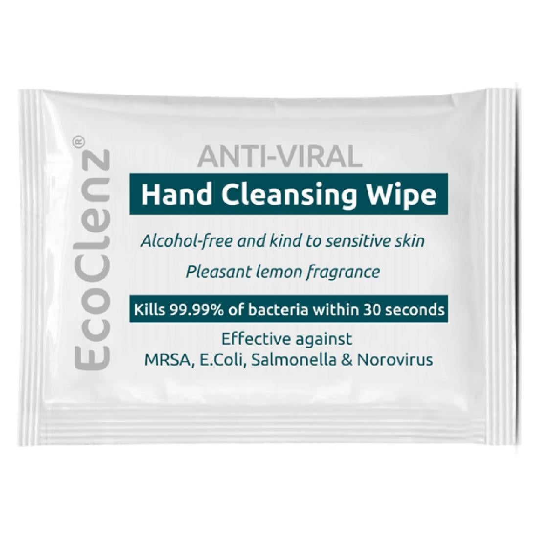 Sachets de lingettes nettoyantes désinfectantes pour les mains (Boîte 1000)