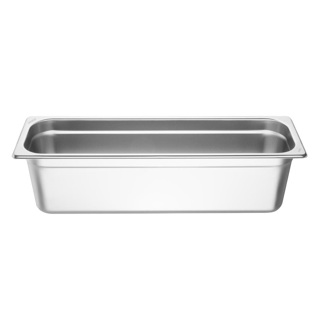 Vogue Roestvrijstalen Gastronorm 2/4 Bak 150mm