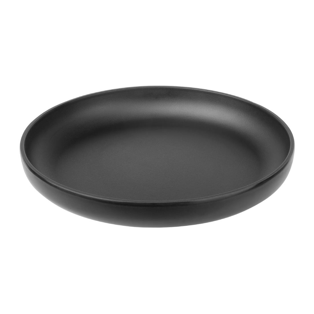 Assiettes coupes en mélamine Fusion Kristallon Olympia 230 x 35mm (lot de 6)