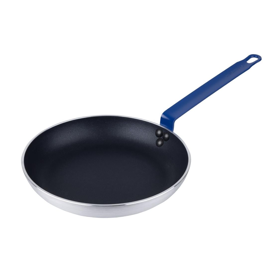 Poêle en aluminium antiadhésive Hygiplas Teflon Platinum Plus 192mm bleue