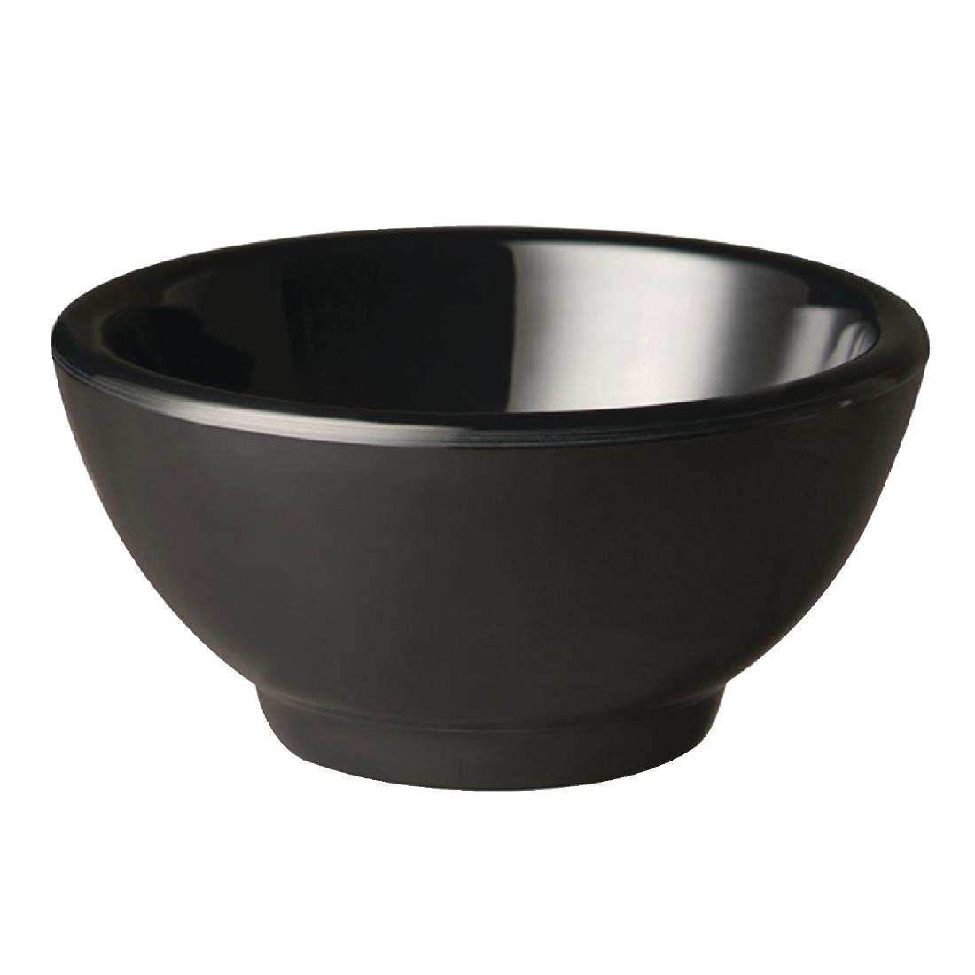 Bol rond en mélamine APS Pure noir 130mm