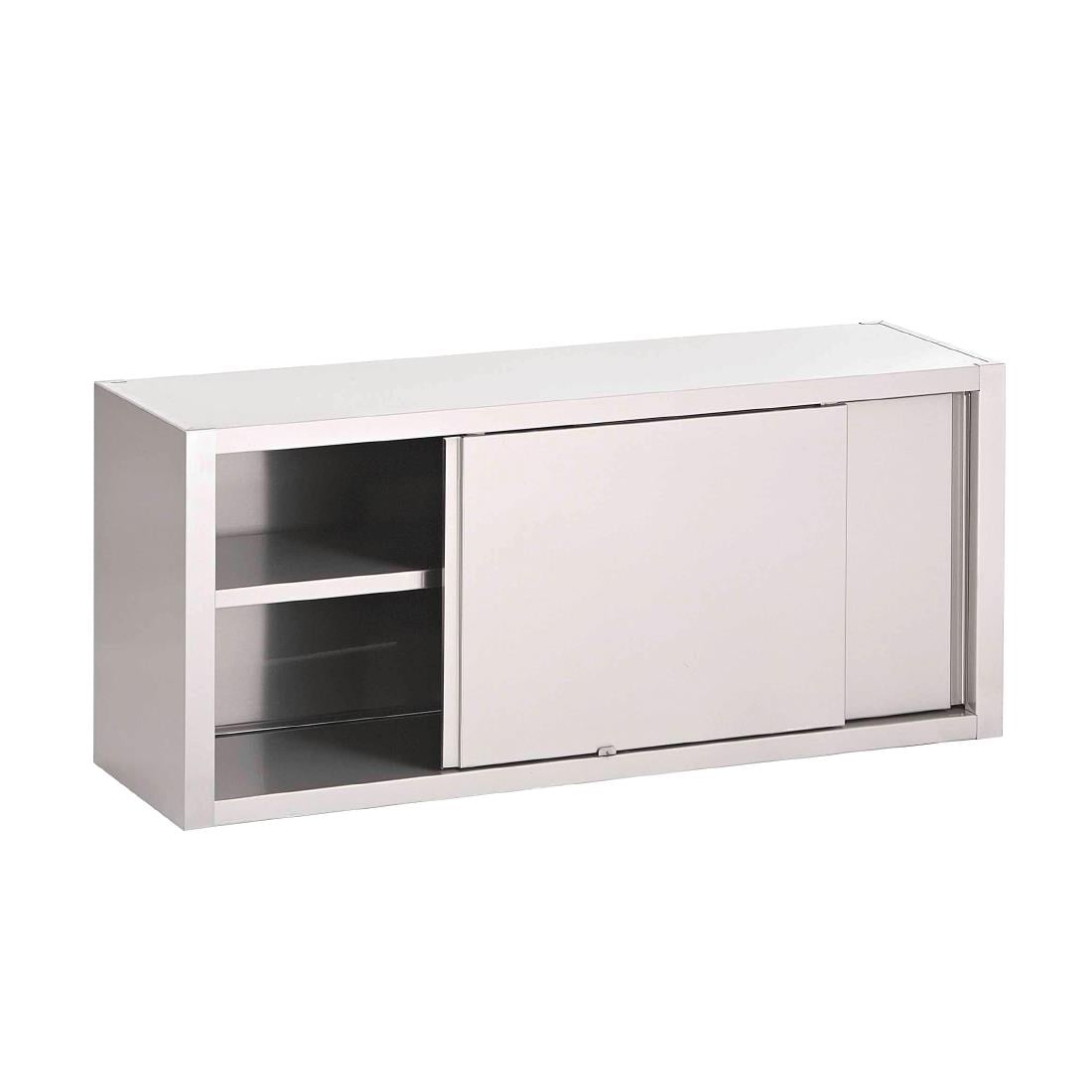 Placard mural inox avec portes coulissantes Gastro M 660 x 1600 x 400mm