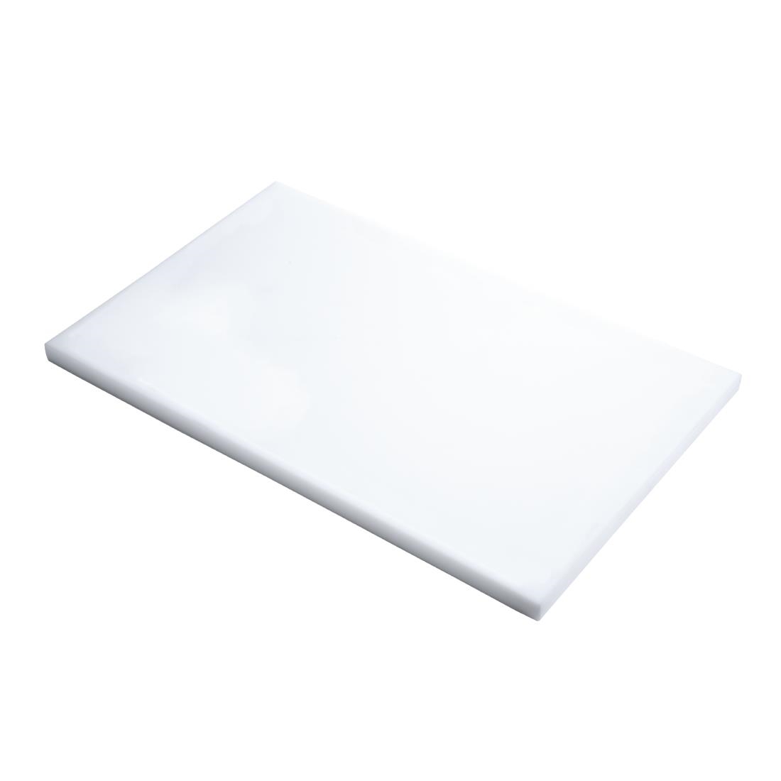 Planche à découper GN1/1 en polyéthylène haute densité Gastro M blanche