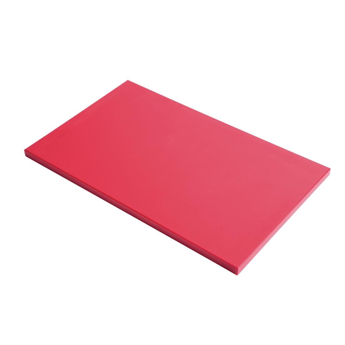 Planche à découper GN1/1 en polyéthylène haute densité Gastro M rouge