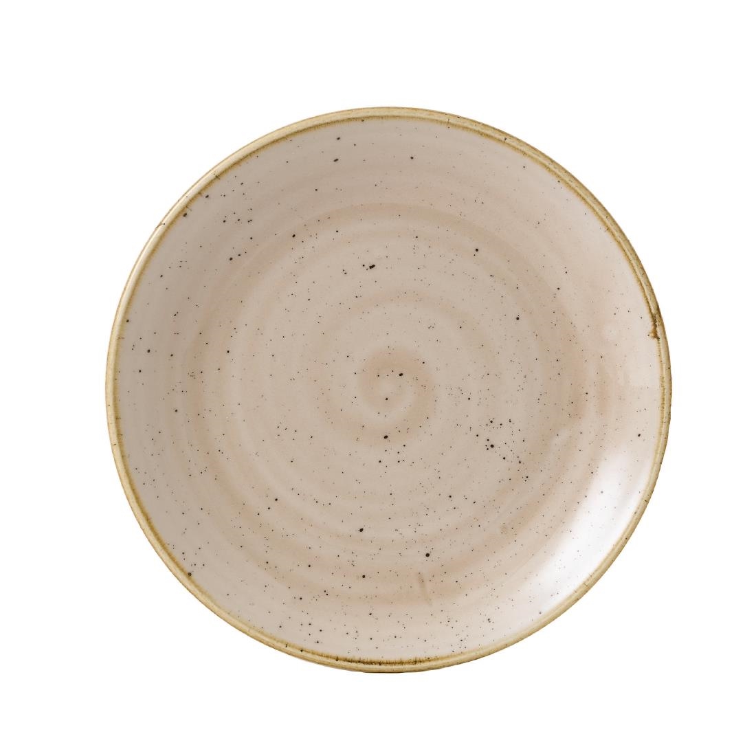 Churchill Stonecast Nutmeg Cream Evolve Coupe Bord